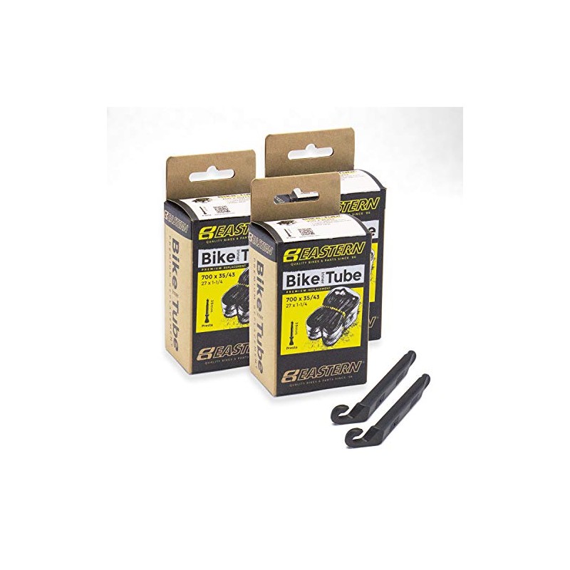 Eastern Bikes 700c x 35/43 Premium Inner Tube Replacement Kit,
