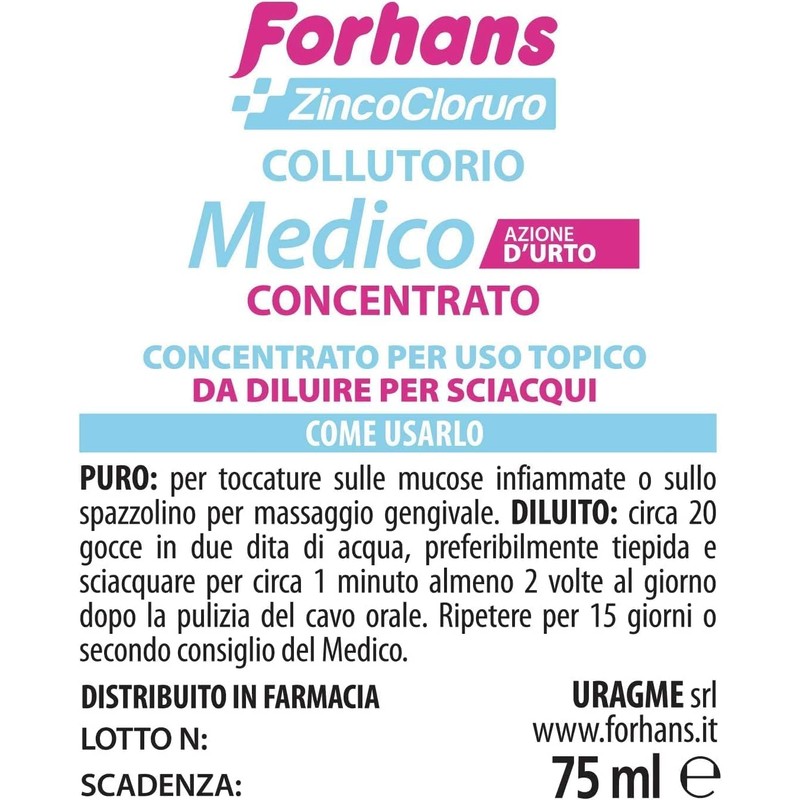 Forhans Collutorio Medico Concentrato 75ml