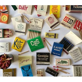 Retro Assorted Lot of 10 Collectible Vintage MCM Matchbooks Matchboxes 1940-1990