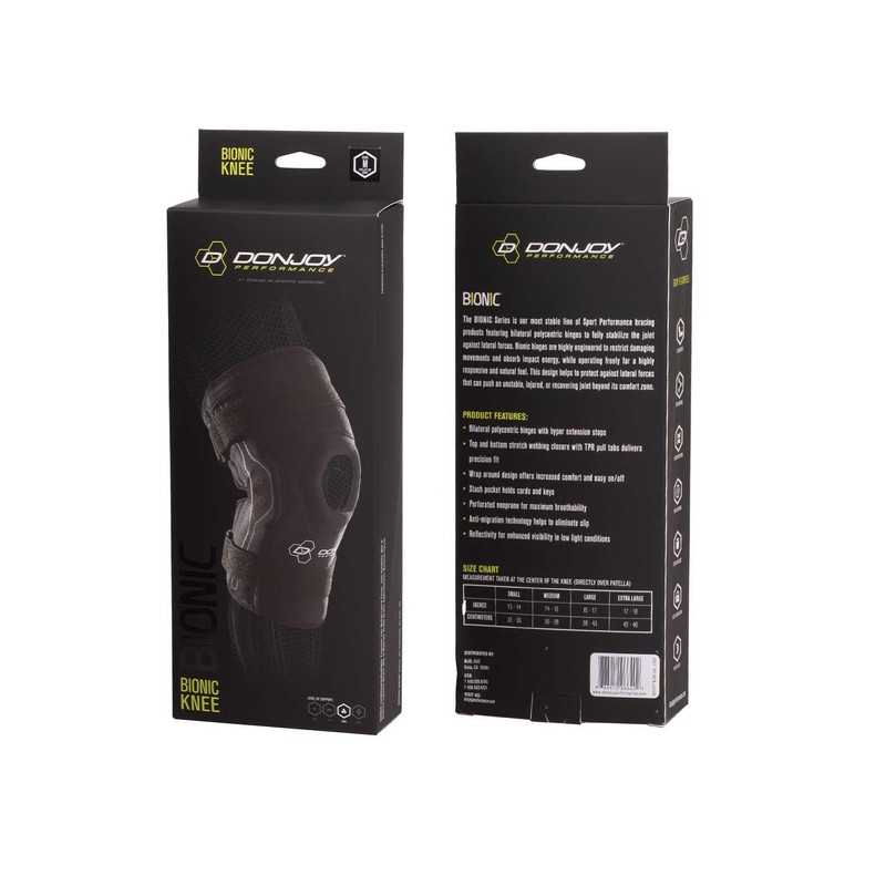 DonJoy Performance Bionic Knee Support Brace: Camo, Small