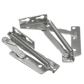 BE-Tool Hinges Double, 1Paris Spring Hinge Smooth Silent 80 Degree Top Door Hinges for Folding Sofa, Bed, Cabinet Door