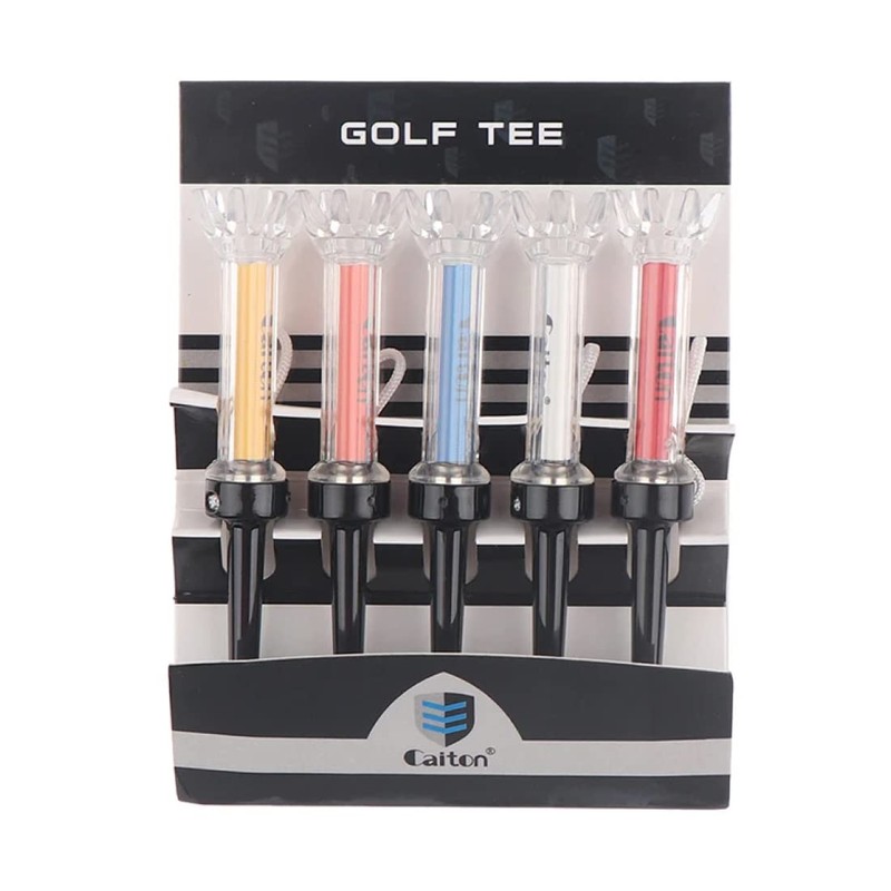 5 Tees de Golf con Soporte Magnético para Entrenamiento de