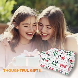 CosxHabitat Mahjong Gifts Throw Blanket,Gifts for Women Gilrs Mah Jong Players Lovers,Mahjong Blanket for Office Couch Bed Girls Dorm Bedroom Living Room,50x60 Inches