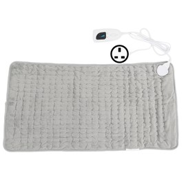 Electric Heating Pad Wet Compress Rapid Balanced Heating Large Heating Pad with 6 Level Temperature Adjustment for Office UK Plug 220V