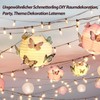 LIHAO 20 cm Paper Lantern Lampshade with Butterfly Round Lantern