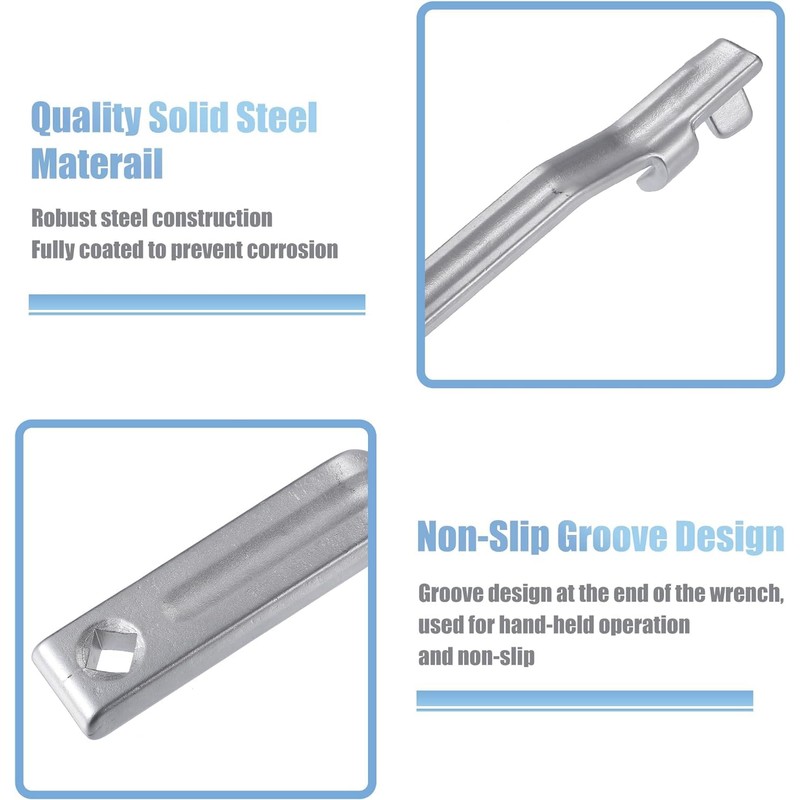Kisfun Wrench Extender Tool Bar and Adaptor, Wrench Extension Hand