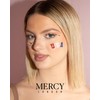 USA Flag & Stars Face Stickers by Mercy London 4th