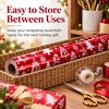 Red Christmas Wrapping Paper Roll for Holiday Gifts – Shiny