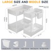 Sevenblue 2 Pack Under Sink Organizer, Under Bathroom Cabinet Organizer