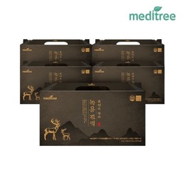 MediTree 메디트리 흑염소 담은 생 녹용진액 5박스(150포) Meditree Black Goat Antler Liquid Essence 5 Boxes (150 Packs)