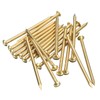 sourcing map 20 Pcs Small Tiny Nails 2.8mmx55mm(DXL) Tiny Brass