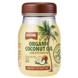 Cocoel 오가닉 무향 코코넛오일 415ml 1병 Organic Unscented Coconut Oil 415ml 1 Bottle