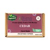 Bless International Cedar 100%-Natural-Incense-Cones Handmade-Hand-Dipped Organic-Chemicals-Free for-Purification-Relaxation-Positivity-Yoga-Meditation The-Best-scents (20 Count)