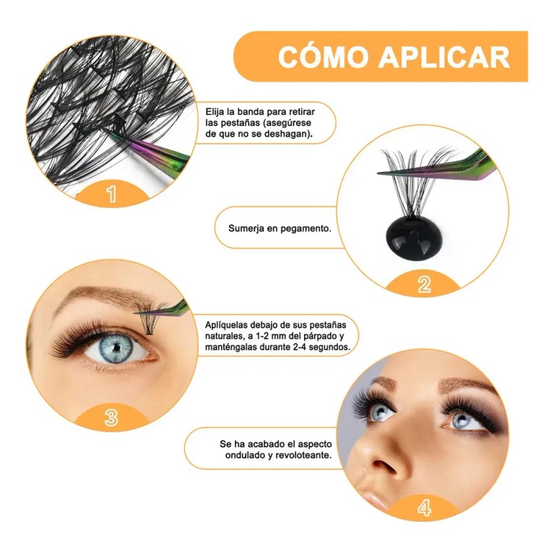 Bq lash Extensiones De Pestañas Individuales Clásicas Diy 280pcs B&q