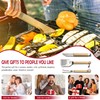 5-in-1 BBQ Tool Sets – Multi-Functional Spatula with Knife Edge,