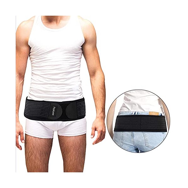 Si Sacroiliac Hip Belt for Women and Men That Alleviate Sciatic, Pelvic, Lower Back and Leg Pain, Stabilize SI Joint, Breathable Anti-Slip Pilling-Resistant
