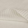 PiccoCasa 100% Cotton Knit Throw Blanket,Solid Lightweight Decorative Throws and