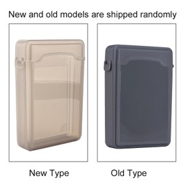 ciciglow Hard Drive Enclosure, 3.5 Inch HDD SSD Antistatic Hard Drive Storage Box Shockproof Mobile Hard Drive Box for 3.5 Inch Hard Drives (Grey)
