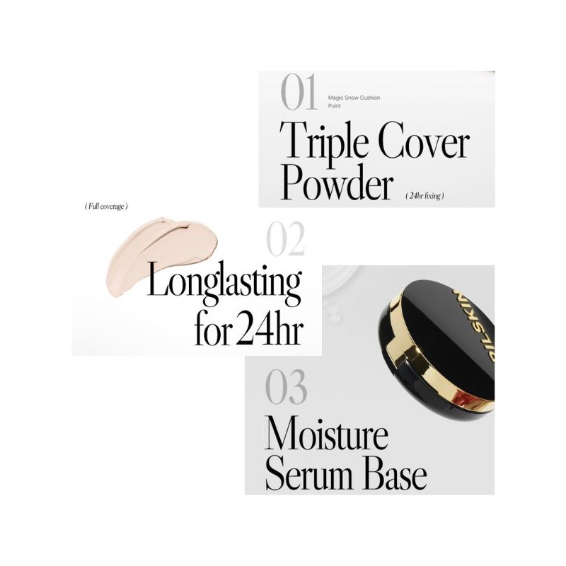 APRIL SKIN Magic Snow Cushion 3.0 15g, Shade:No.23 NATURAL BEIGE
