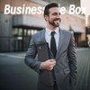 Tie Box Travel Case Men's Necktie Gift Box Rectangle Shape