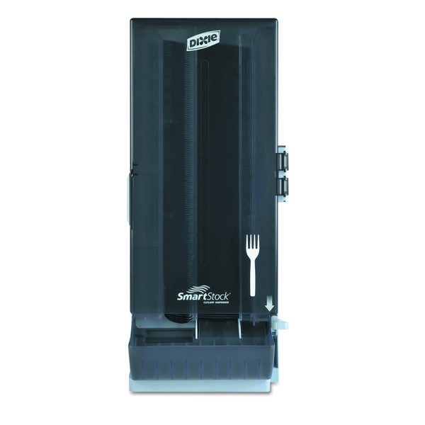 Dixie SSFD120 SmartStock Mediumweight Polystyrene Dispenser, Fork, 10" x 8 25/32" x 24 3/4"