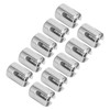 10Pcs Cross Cable Clamp Stainless Steel Wire Railing Clamp Fastener
