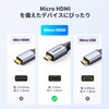 UGREEN Micro HDMI Cable, HDMI Micro HDMI Converter, Two-Way Transmission,