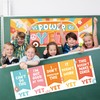 QOUBAI Groovy Growth Mindset Posters Groovy Hippie Bulletin Board Decorations