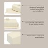 Martha Stewart Broadbrook Stoneware Butter Dish with Lid, Rectangular Covered
