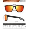 KALIYADI Mens Sun-Glasses Polarized Sunglasses-Men: Classic Sunglasses with UV400 Protection