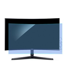 Anti Glare Screen Protector Filter for 31.5 Inch /32 Inch Monitor, Anti Blue Light Film for Straight/Curved Monitor, Relieve Eye Strain, No Bubbles (32 inch （L*W 27.87 * 15.75 inch）)