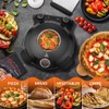 YIBAKE Electric-Pizza-Oven-Indoor, 12 Inches Countertop Cooker,800℉ Electric Pizza Maker, Ceramic