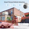UKVISION 3K Smart Hybrid Security Camera, 2.8mm Lens, Human/Vehicle Detection,