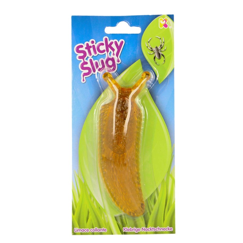 Sticky Squishy Joke Slug Yellow or Black