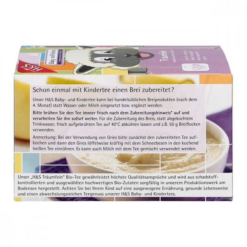H&S Organic Baby and Children's Tea Tr umfein Filter Bag,