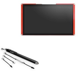 BoxWave Stylus Pen Compatible with Nextion NX1060P101-011C-I (10.1 in) - EverTouch Capacitive Stylus, Fiber Tip Capacitive Stylus Pen - Jet Black