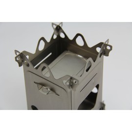 Emberlit Fireant,Titanium, Multi-fuel Backpacking Stove Great for Camping and Survival