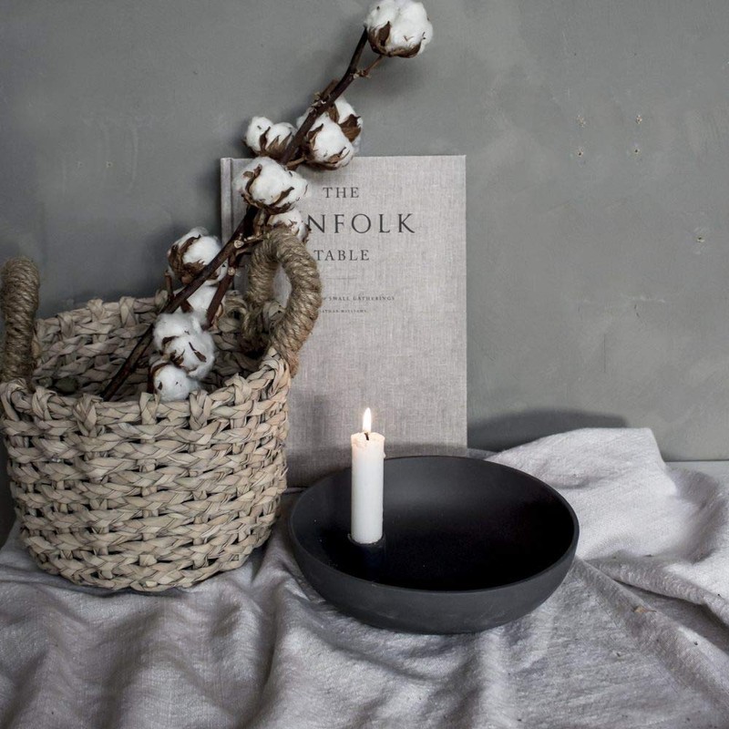 Storefactory Scandinavia Lidatorp Large Dark Grey Candlestick