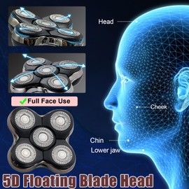 RX7 Replacement Blades Compatible Remi*gton Balder XR1600, Boss XR7120, XR7100 - High Precision Mower Blades (2 Pack)