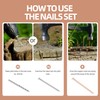 Verdanzia 20 Pcs Copper Nails for Killing Trees, Stumps &