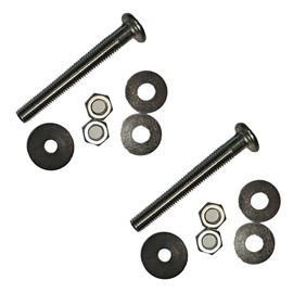 2-Pack Durable Rubber Toilet Seat Mounting Bolts - Compatible for Toto THU833-A .Top Mount Toilet Fastener Replacement Kit, Leak-Proof & Noise-Reducing Design