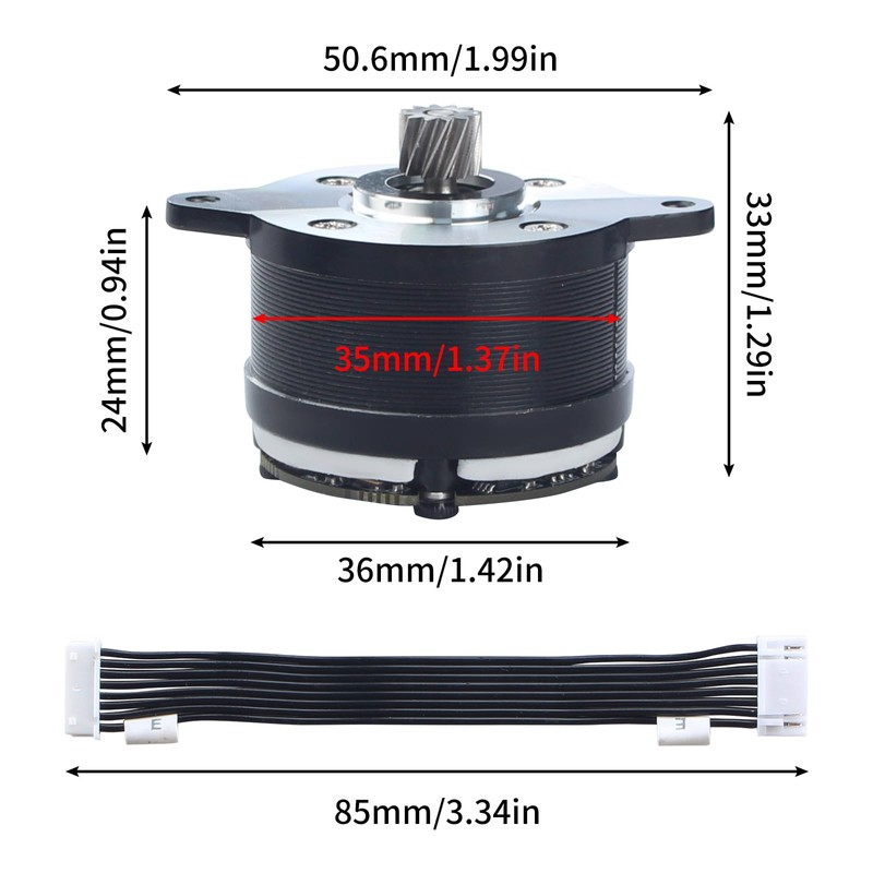 FYSETC 3D Printer Accessories for K2 Plus: Original Extruder Motor