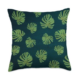Nature Lover Summer Time Accent Sunshine Nature Tropical Leaves Summer Outdoor Sunny Throw Pillow, 18x18, Multicolor