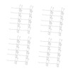 Tofficu 4sets Practical Iron Hooks for Household Grid Wall Display