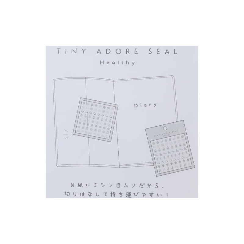 [Sticker Sheet] PM TINY ADORE SEAL/MISTY Kamio Japan Cute Variety