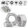 10pcs M2.5 Hex Nuts 304 Stainless Steel Screw Hex Nuts