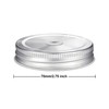 Honoson 20 Pcs Regular Mouth Mason Canning Jar Straw Lids