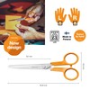 Fiskars Classic 1075054 Small Craft Universal Scissors, Right and Left-Handed,
