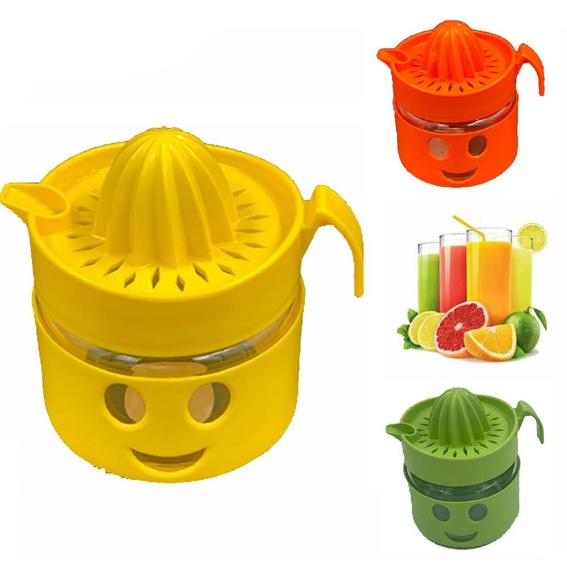 Buy-Simplicity® Glass Manual Fruit Juicer Hand Press Lemon Lime Orange