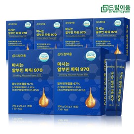 Dream Eum Drinking Albumin Power 970 Liquid Stick 20g x 15 packs, 6 boxes / 드림이음 마시는 알부민 파워 970 액상 스틱 20g x 15포 6박스